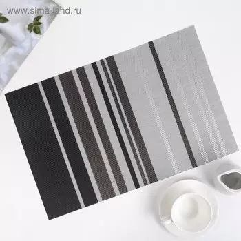 Салфетка сервировочная на стол «Ветер», 4530 см, цвет коричневый