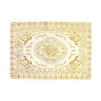 Салфетка Towa Grace, ажурная, 30х45 см, цвет золото