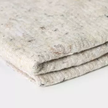 Салфетка - тряпка хозяйственная Доляна, 6080 см, плотность 180 г/м, строчка 2,5 мм, с оверлоком, белая