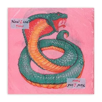 Салфетки бумажные «Змея на красном» 2 слоя, 3333 см, 20 шт.