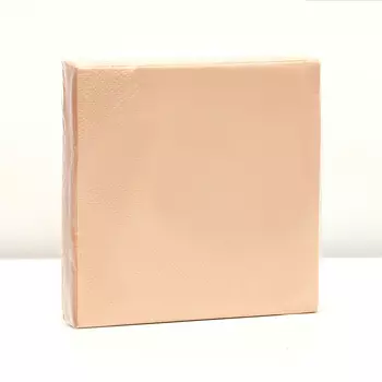 Салфетки бумажные Sima-Land Home однотонные, 24х24, 3 слоя, 20 шт