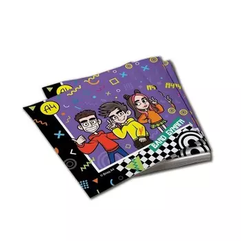 Салфетки бумажные трехслойные «Влад А4», 33 33 см, в наборе 20 шт.