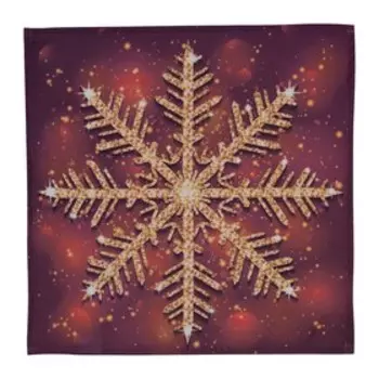 Салфетки «Переливающаяся снежинка», размер 40x40 см, 2 шт