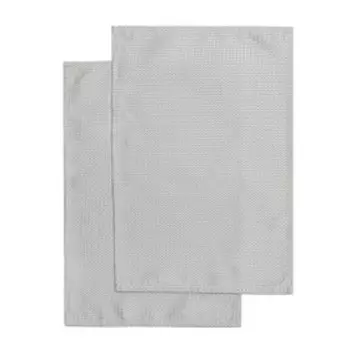 Салфетки, размер 30х45 см - 2 шт, цвет серебро