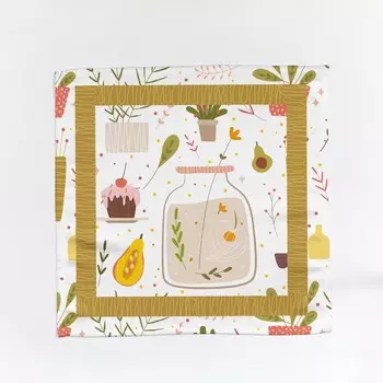 Салфетки, размер 40x40 см, 2 шт