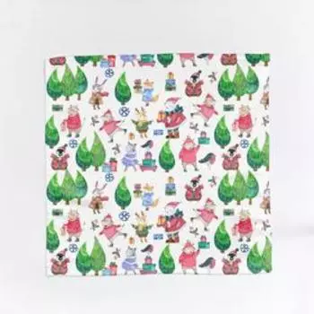 Салфетки, размер 40x40 см, 2 шт.