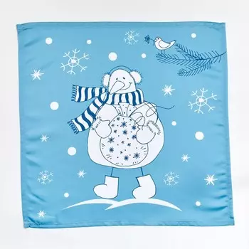 Салфетки «Снеговик» , размер 40x40 см, 2 шт