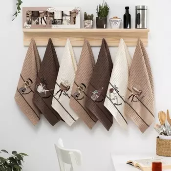 Салфетки вафельные Devon, размер 45x65 см, 7 шт