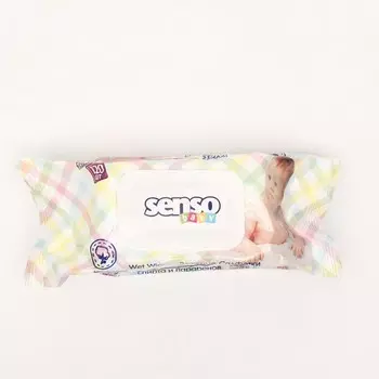 Салфетки влажные для детей "SENSO BABY", 120 шт