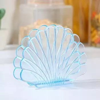 Салфетница «Ракушка», 132,510 см, цвет голубой