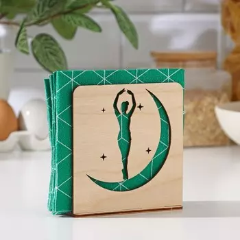 Салфетница деревянная «Балерина», 12125,5 см