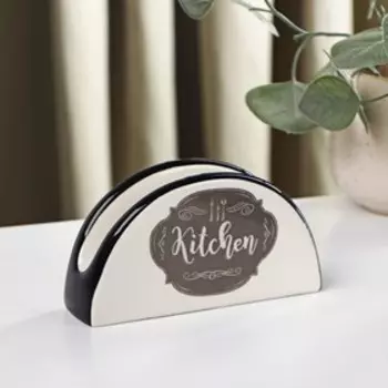 Салфетница Доляна «Гурман», 13.33.77.1 см, белая