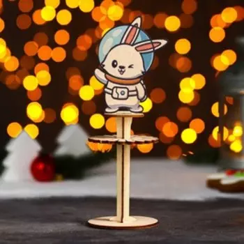 Салфетница Доляна «Космический зайчик», 17×9×1 см