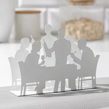 Салфетница «Ужин», 15×4×11 см, цвет МИКС