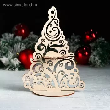 Салфетница «Ёлочка с кружевами», 24,5180,3 см