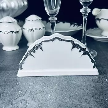 Салфетница Lenardi Argento, 14.5х11.5х5.5 см