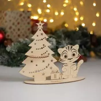 Салфетница "Новогодний подарок", 22,5×24×0,3 см