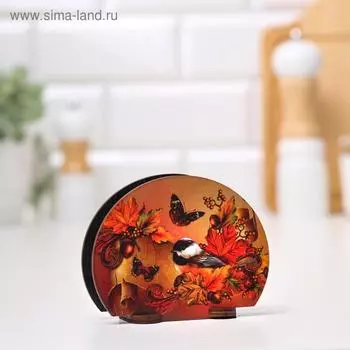 Салфетница "Осень", 13х10х5 см