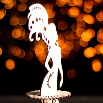 Салфетница деревянная «Сирена», 251313 см