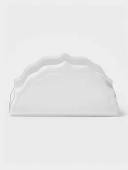 Салфетница WY Renessans, 143.57.5 см, фарфор, белая