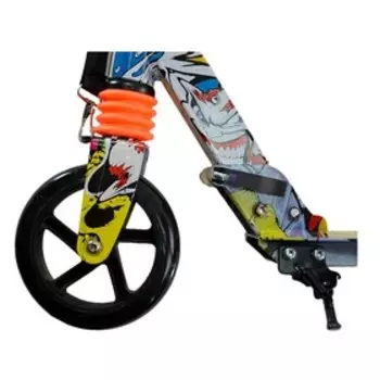 Самокат детский «Граффити», цвет синий