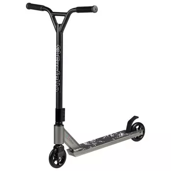 Самокат трюковой WX-218, стальной Y-руль, колёса 100 мм, цвет Black/White