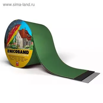 Самоклеящаяся герметизирующая лента Никобенд, зеленая, 0,3х10м