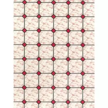 Самоклеящаяся пленка Color decor 8439 плитка мрамор розовый 0,45х8,0