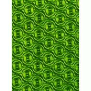 Самоклеящаяся пленка "Colour decor" 1023, голография круги зеленые 0,45х8 м