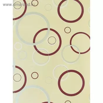 Самоклеящаяся пленка "Colour decor" 3425А, круги на розовом фоне 0,45х8 м