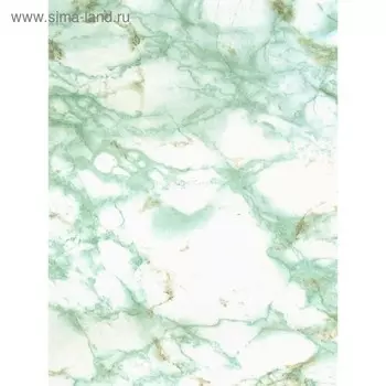Самоклеящаяся пленка "Colour decor" 8209, мрамор белый с зелеными прожилками 0,45х8 м