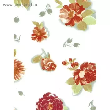 Самоклеящаяся пленка "Colour decor" 8546, цветы красные 0,45х8 м