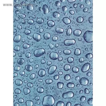 Самоклеящаяся пленка "Colour decor" 8564, капли воды голубые 0,45х8 м