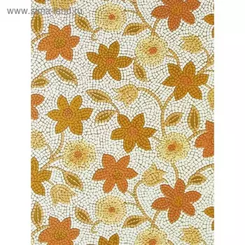 Самоклеящаяся пленка "Colour decor" 8593, мозаичные цветы 0,45х8 м