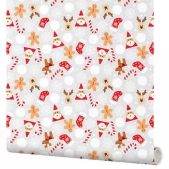 Самоклеящаяся пленка Дизайн 53-267 Новый Год 0,53х1,35 м