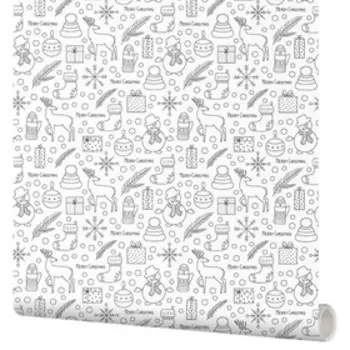 Самоклеящаяся пленка Дизайн 53-284 Новый Год 0,53х1,35 м