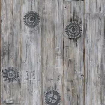 Самоклеящаяся пленка Доски с чертежами 0,45x15 м