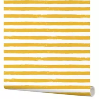 Самоклеящаяся пленка Moda Interio 53-067 желтая горизонтальная полоса 0,53х1,35