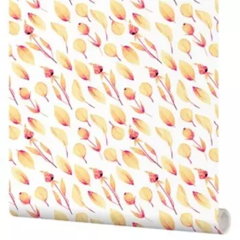 Самоклеящаяся пленка Moda Interio 53-203 листочки желтые 0,53х1,35