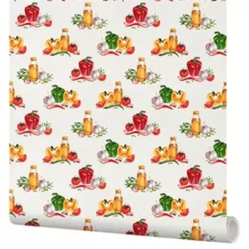 Самоклеящаяся пленка Moda Interio 53-232 перец и чеснок 0,53х1,35