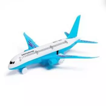 Самолёт детский инерционный «Авиалайнер», цвета МИКС