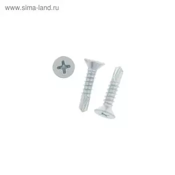 Саморез DIN7504-O, 4.2х19 мм, сверло, цинк, 1000 шт.
