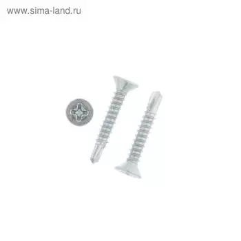 Саморез DIN7504-O, 4.2х25 мм, сверло, цинк, 1000 шт.