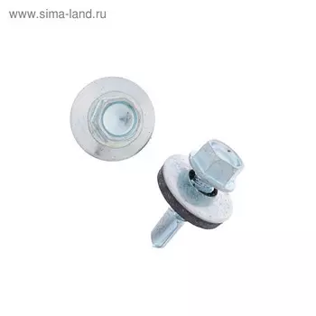 Саморезы кровельные с шайб., с рез.прокл., 5.5х19, 300 шт.
