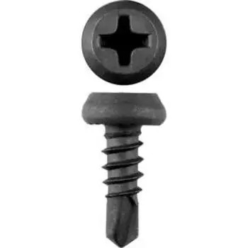 Саморезы «ЗУБР» КЛМ-СФ со сверлом для лист. металла, 113.8 мм, оксид., 22 000 шт.