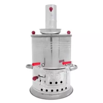 Самовар на дровах с отсеком для заварки, 5 л