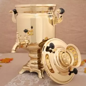 Самовар «Золото», банка, 3 л, электрический