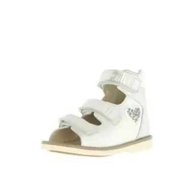 Сандалии детские, размер 24, цвет белый