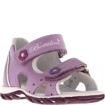 Сандалии детские, размер 24, цвет лиловый