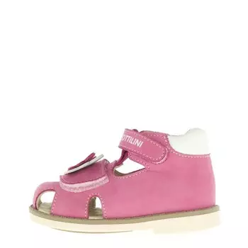 Сандалии детские, размер 24, цвет розовый